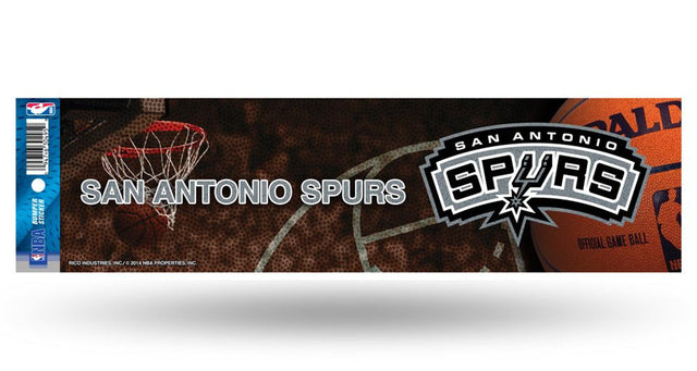 Calcomanía para parachoques con purpurina de los San Antonio Spurs