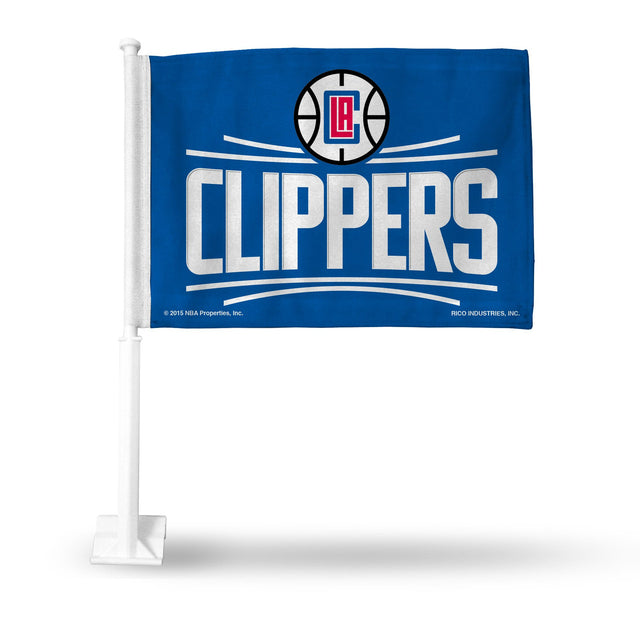 Coche con la bandera de Los Angeles Clippers