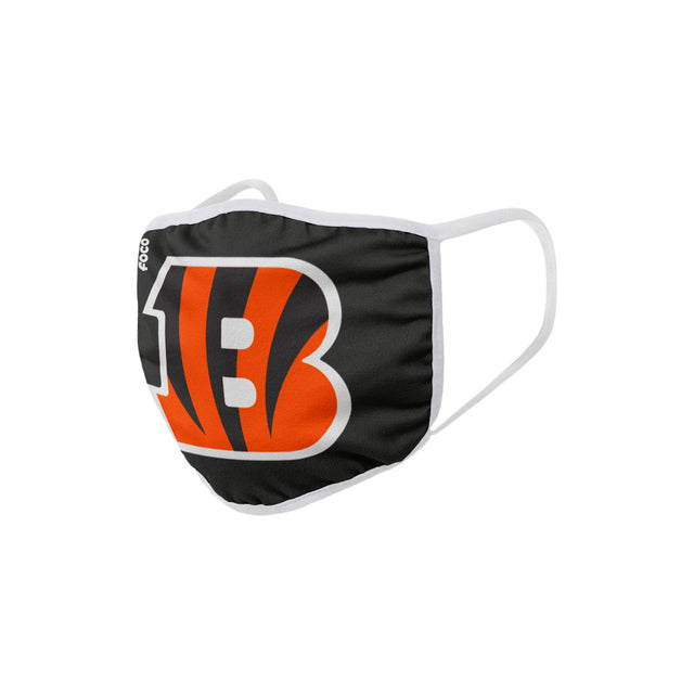 Funda para la cara de los Cincinnati Bengals con logotipo grande