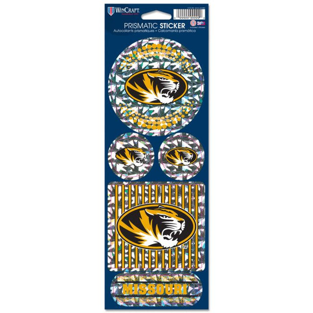 密苏里猛虎棱镜贴花 4 英寸 x 11 英寸