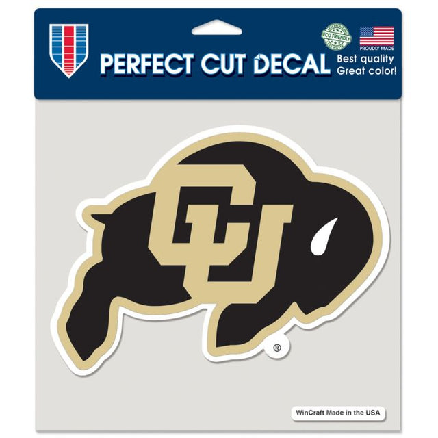 Colorado Buffaloes Perfect Cut Color Decal 8" x 8"
