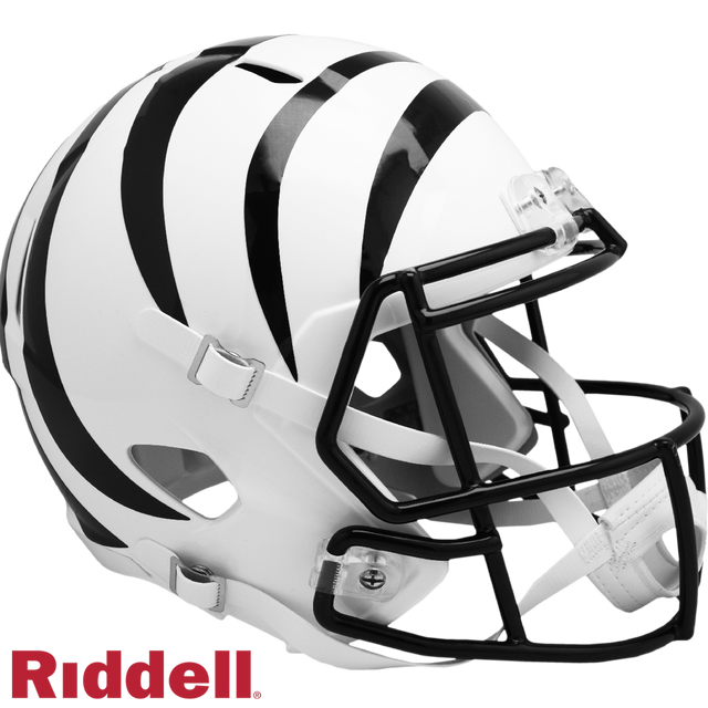 辛辛那提猛虎队头盔 Riddell 复制品 全尺寸 速度款 场上替补