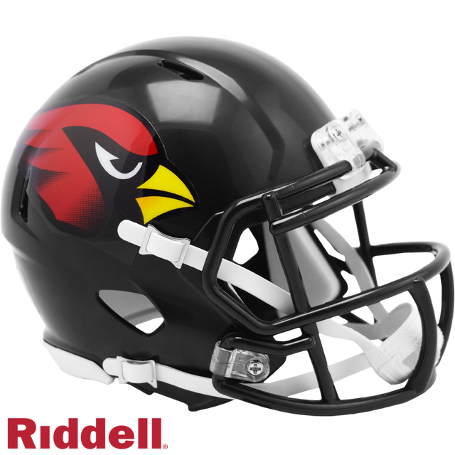 Réplica de casco de los Arizona Cardinals Riddell Mini Speed Style para uso en el campo