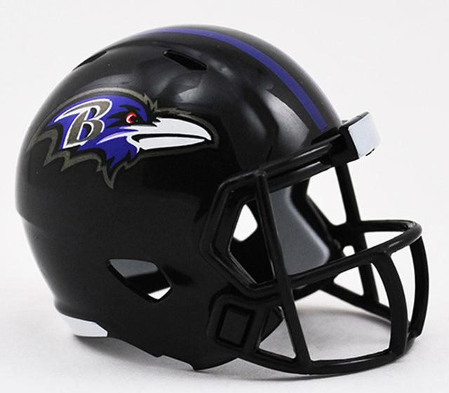 Casco Riddell Pocket Pro Speed Style de los Baltimore Ravens