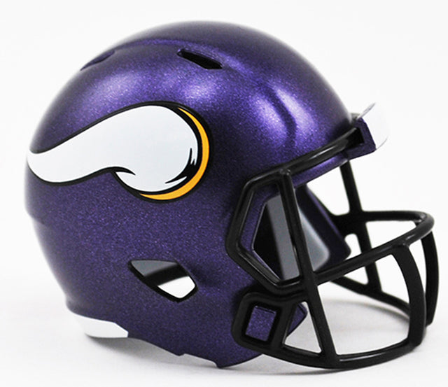 Casco Riddell Pocket Pro Speed Style de los Minnesota Vikings