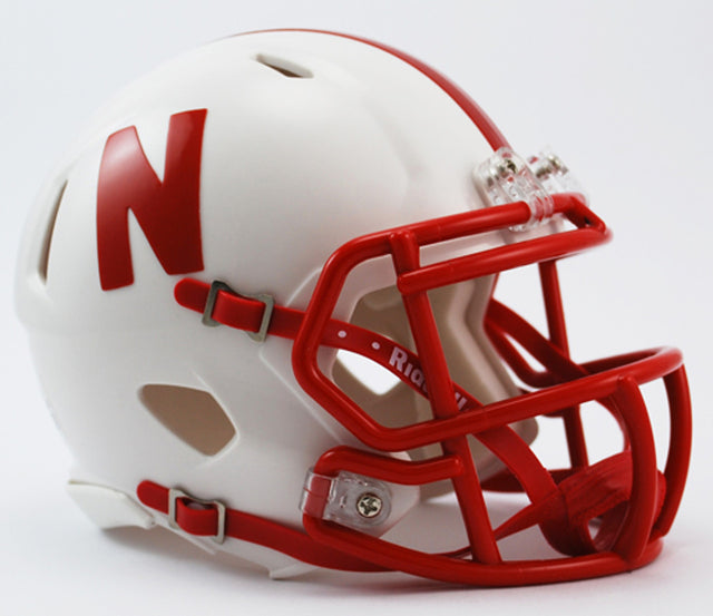 Casco Speed Mini de los Nebraska Cornhuskers