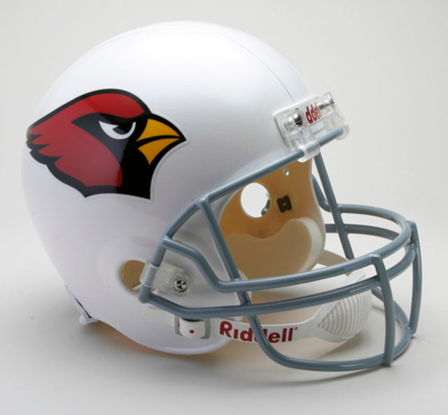 Réplica de casco Riddell de los Arizona Cardinals en tamaño completo, estilo VSR4