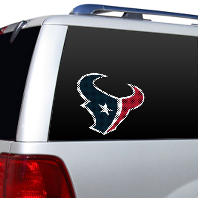 Película para ventanas de los Houston Texans, troquelada, de 12 pulgadas, CO