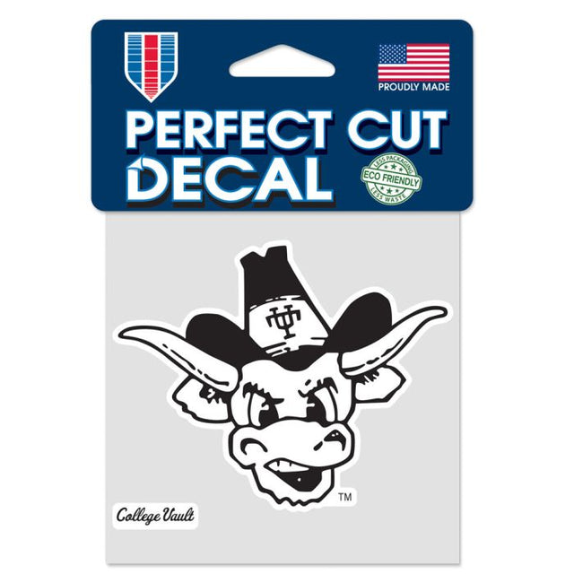 Texas Longhorns /College Vault Perfect Cut Color Decal 4" x 4"