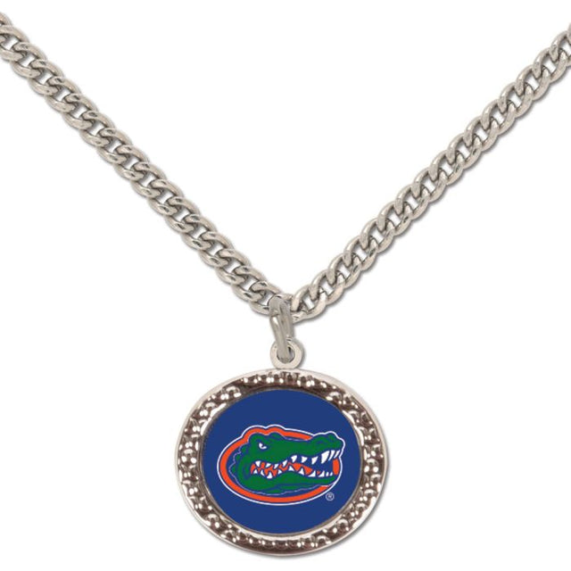 Collar con dije de los Florida Gators y tarjeta de joyería