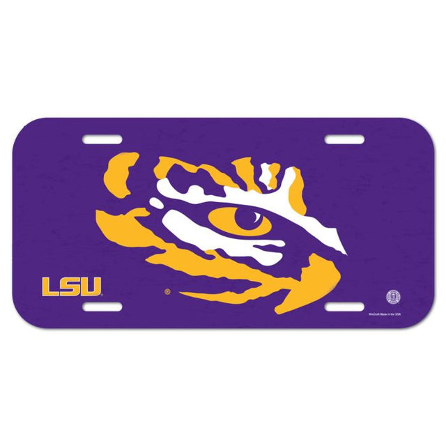 LSU Tigers License Plate