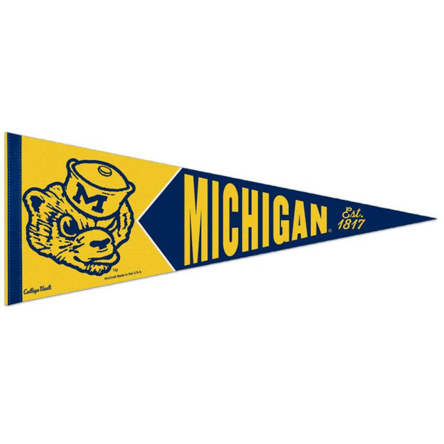 Michigan Wolverines /College Vault Vault Premium Pennant 12" x 30"