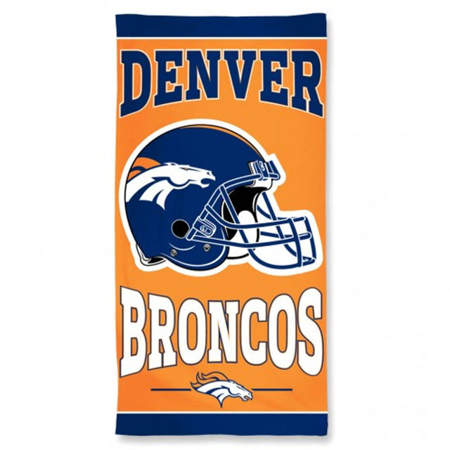 Toalla de los Denver Broncos de 30 x 60 cm, estilo playero