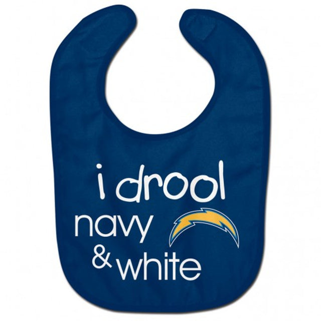 Los Angeles Chargers Baby Bib All Pro Style I Drool Design