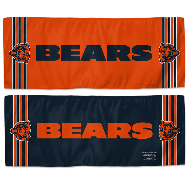 Toalla refrescante de los Chicago Bears de 12 x 30 pulgadas