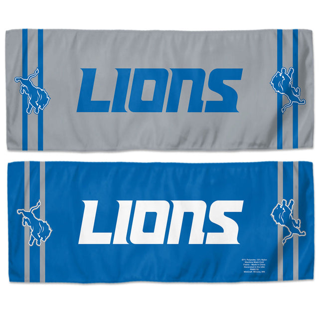 Toalla refrescante de los Detroit Lions de 12 x 30 pulgadas