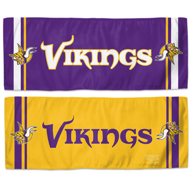 Toalla refrescante de Minnesota Vikings de 12 x 30 pulgadas