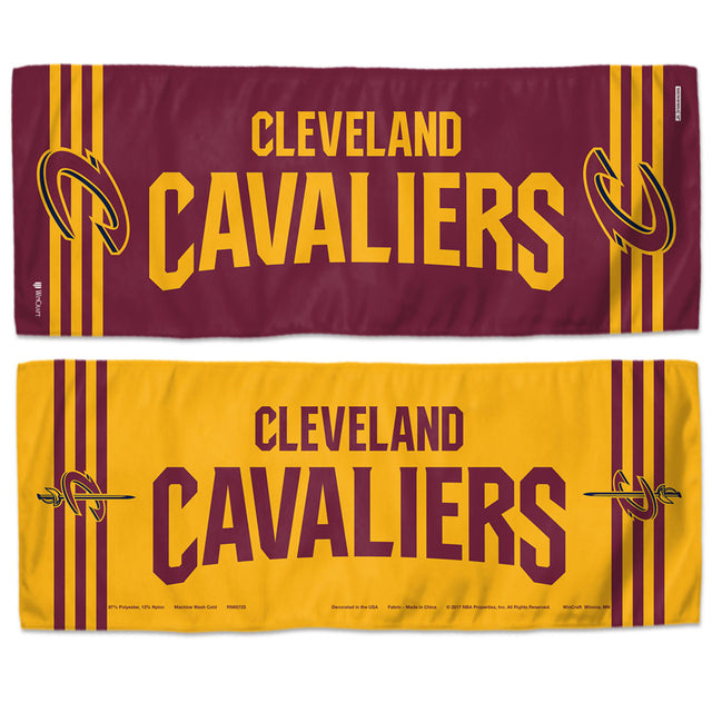 Toalla refrescante de los Cleveland Cavaliers de 12 x 30 pulgadas