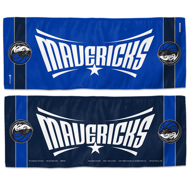 Toalla refrescante de los Dallas Mavericks de 12 x 30 pulgadas