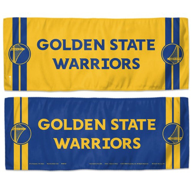 Toalla refrescante de los Golden State Warriors de 12 x 30 pulgadas