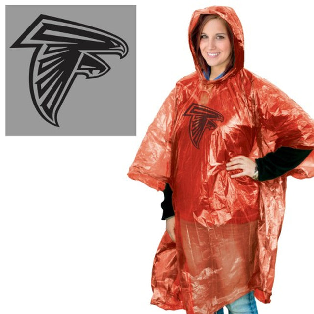 Poncho de lluvia de los Atlanta Falcons