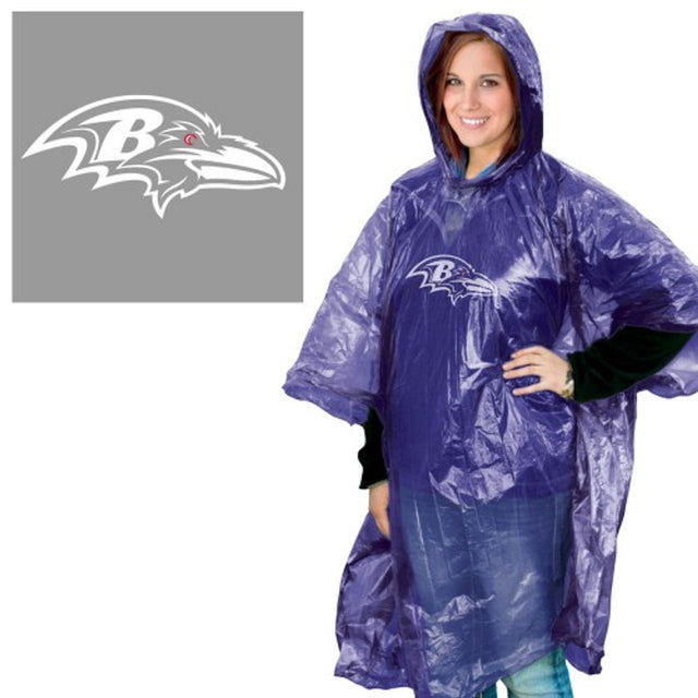 Poncho de lluvia de los Baltimore Ravens