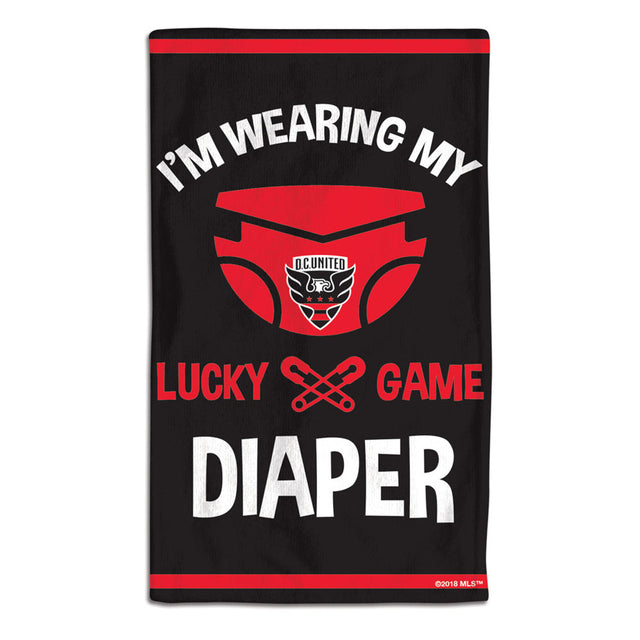 DC United Baby Burp Cloth 10x17