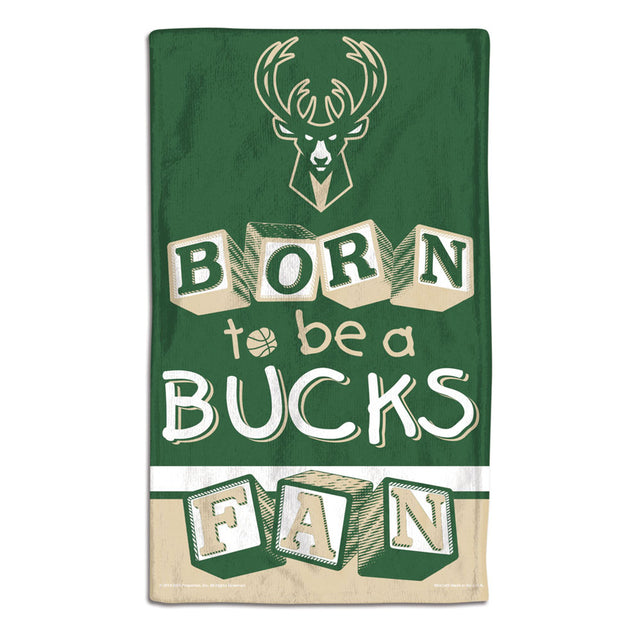 Paño para eructar para bebés de Milwaukee Bucks, 10 x 17