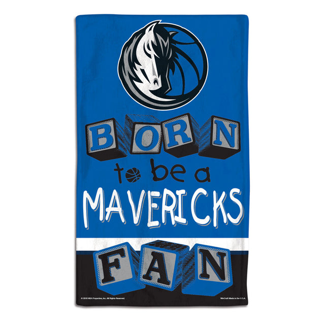 Paño para eructar para bebés de los Dallas Mavericks, 10 x 17