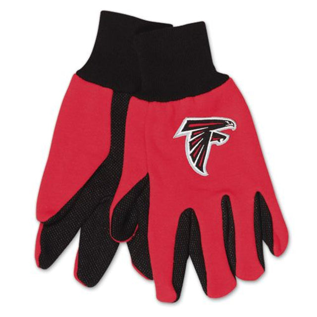 Guantes de dos tonos para adultos de los Atlanta Falcons