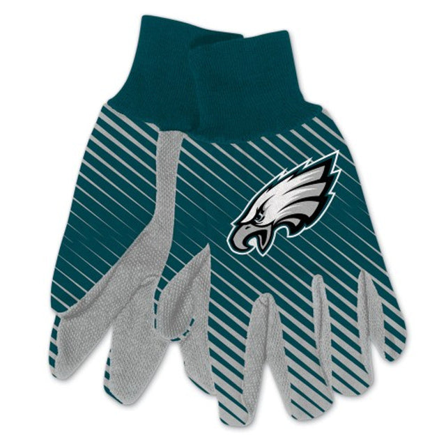 Guantes de dos tonos para adultos de los Philadelphia Eagles