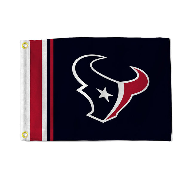 Bandera de los Houston Texans de 12 x 17 pulgadas con rayas utilitarias