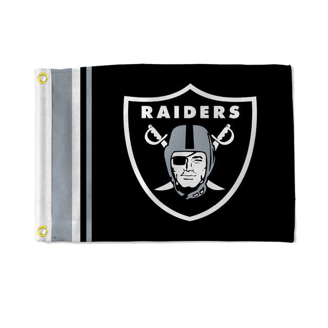 Bandera de los Raiders de Las Vegas, 12 x 17, a rayas, utilitaria