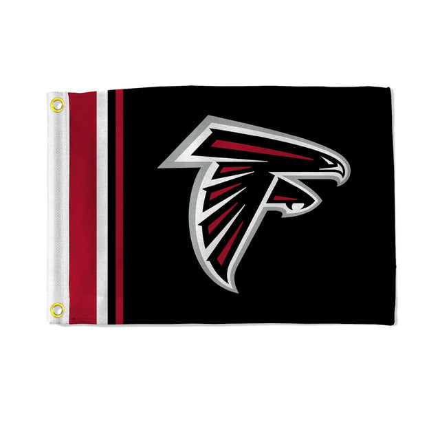 Bandera de los Atlanta Falcons de 12 x 17 pulgadas con rayas utilitarias