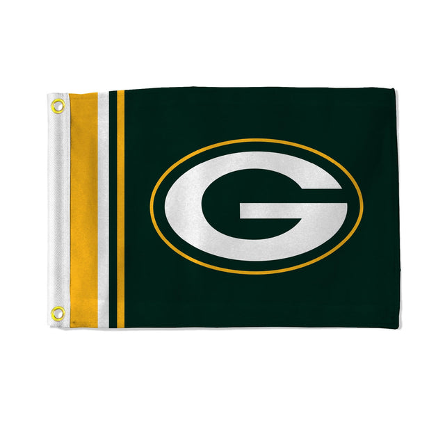 Bandera de los Green Bay Packers de 12 x 17 pulgadas, con rayas, utilitaria