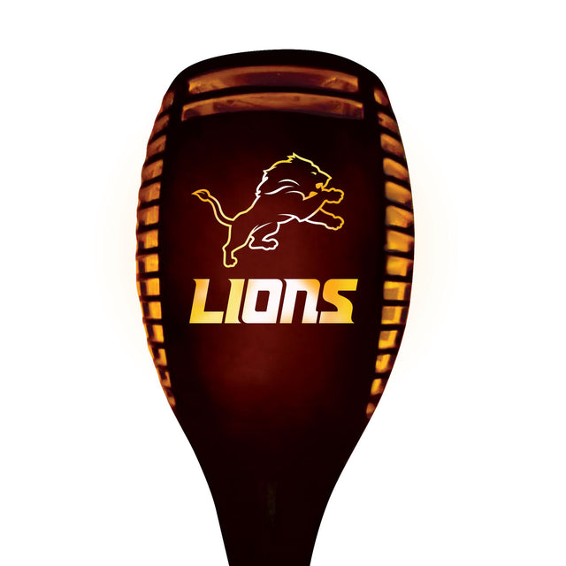 Antorcha solar LED de los Detroit Lions