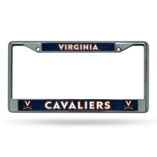 Virginia Cavaliers License Plate Frame Chrome Printed Insert