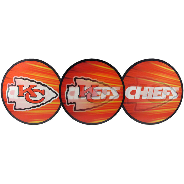 Calcomanía lenticular de los Kansas City Chiefs