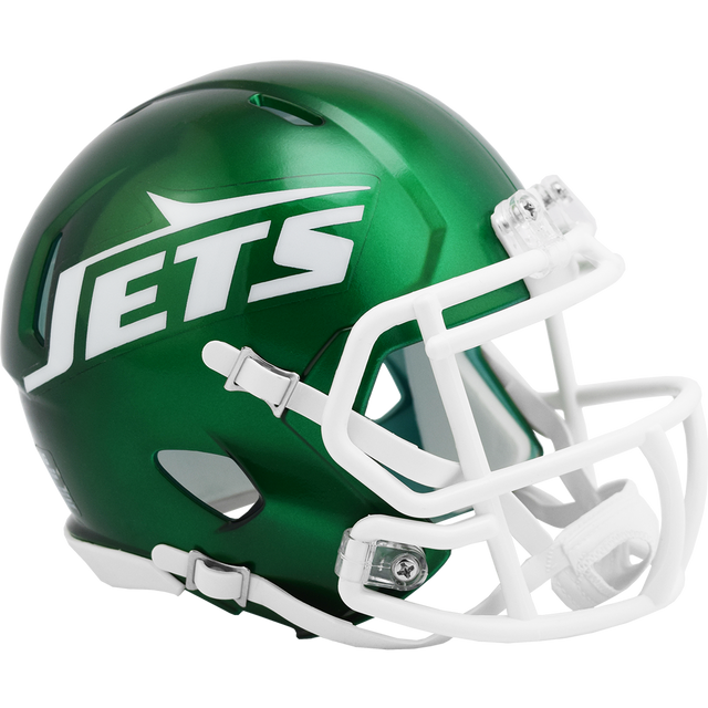 Réplica de casco Riddell de los New York Jets Mini Speed Style On-Field Alternate 2023 Tribute Legacy