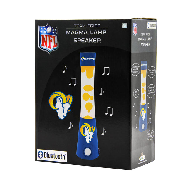 Lámpara de magma de Los Angeles Rams: altavoz con Bluetooth