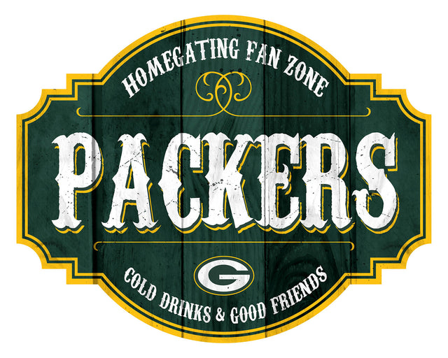 Green Bay Packers Sign Wood 12" Homegating Tavern