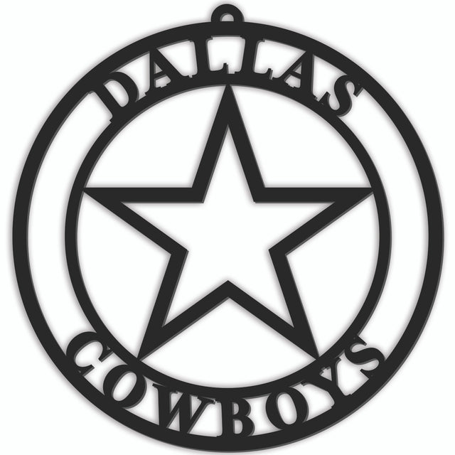 Letrero para puerta de los Dallas Cowboys de 16"