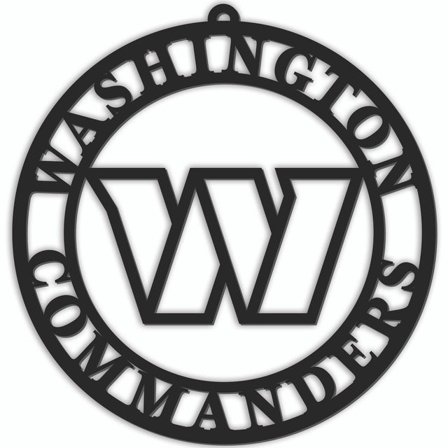 Washington Commanders Sign Door Hanger 16"