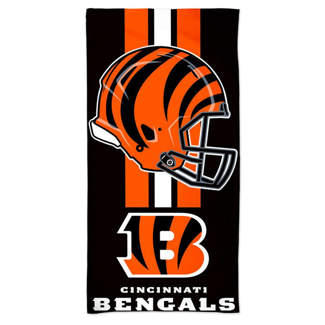 Toalla de los Cincinnati Bengals de 30 x 60 cm, estilo playero