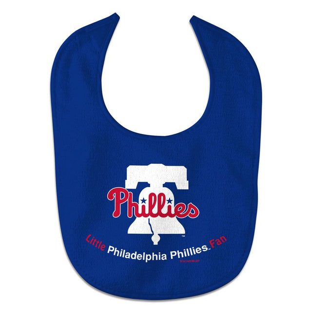 Babero para bebé de los Philadelphia Phillies, estilo profesional