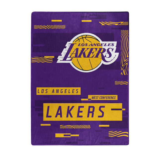 Manta de Los Angeles Lakers 60x80 Diseño digitalizado Raschel