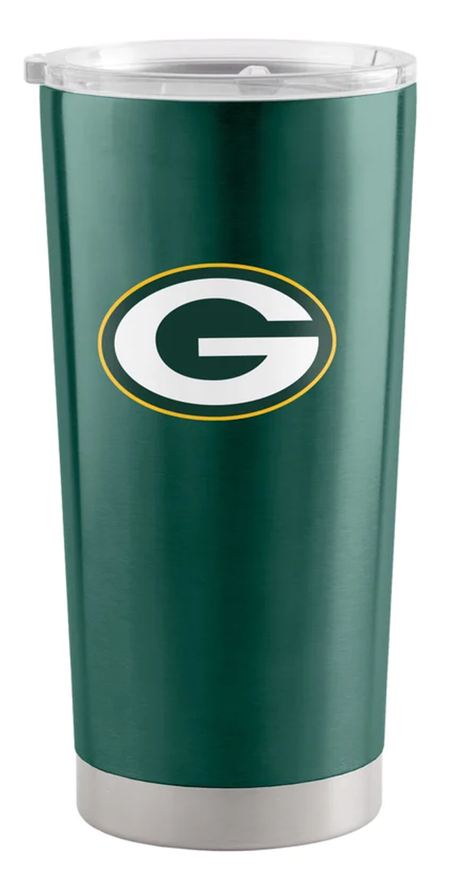 Vaso de viaje de acero inoxidable de 20 oz de los Green Bay Packers