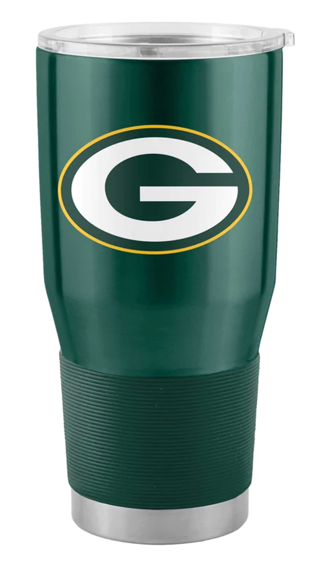 Vaso de viaje de acero inoxidable de 30 oz de los Green Bay Packers