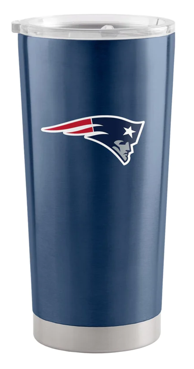 Vaso de viaje de acero inoxidable de 20 oz de los New England Patriots