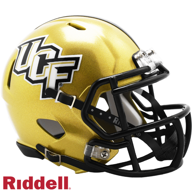 Central Florida Knights Helmet Riddell Replica Full Size Speed Style Gold